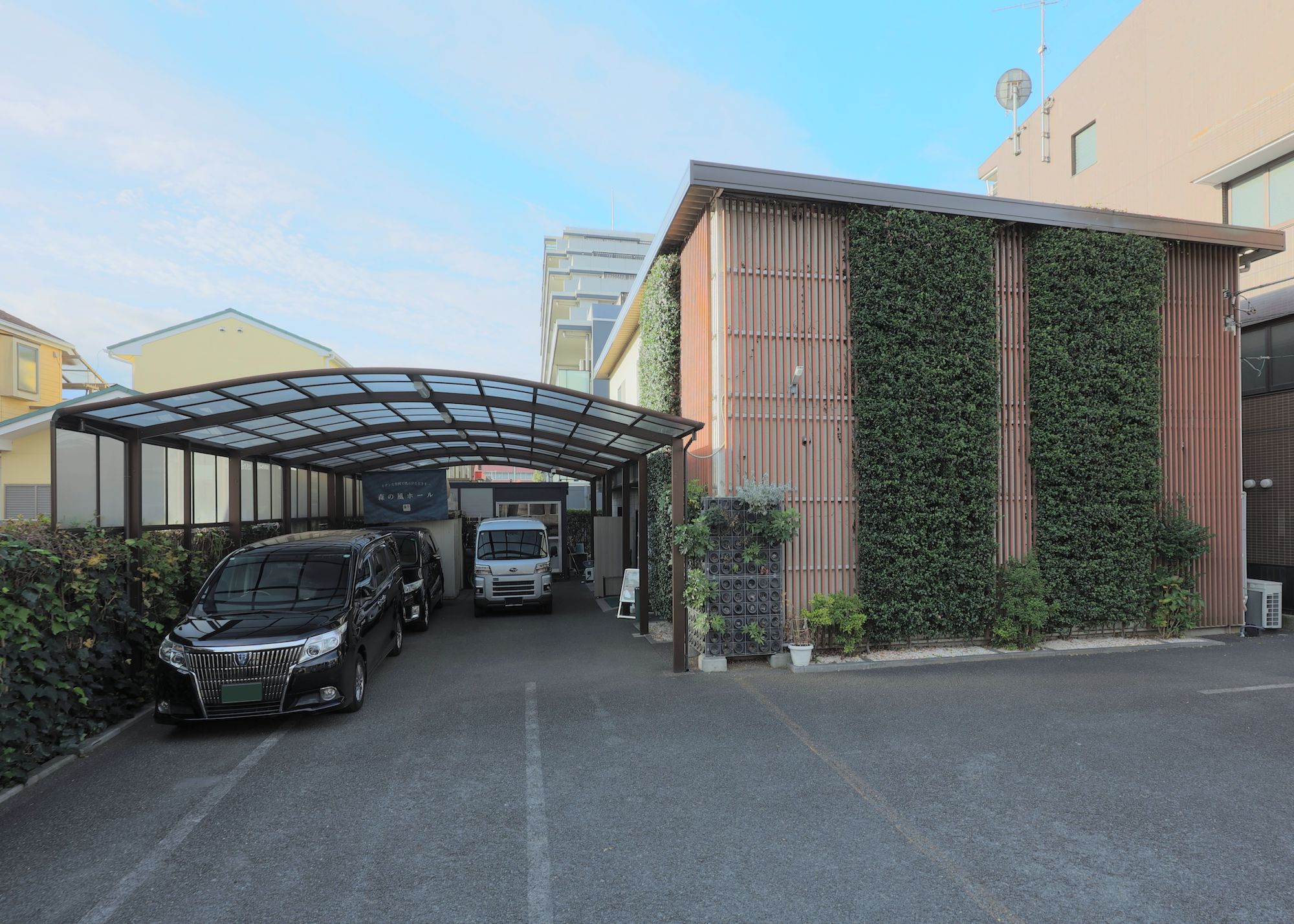 森の風ホール立川の外観